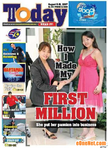 internet marketing news - "How I Made My First Million" -  Fione Tan, eOneNet.com