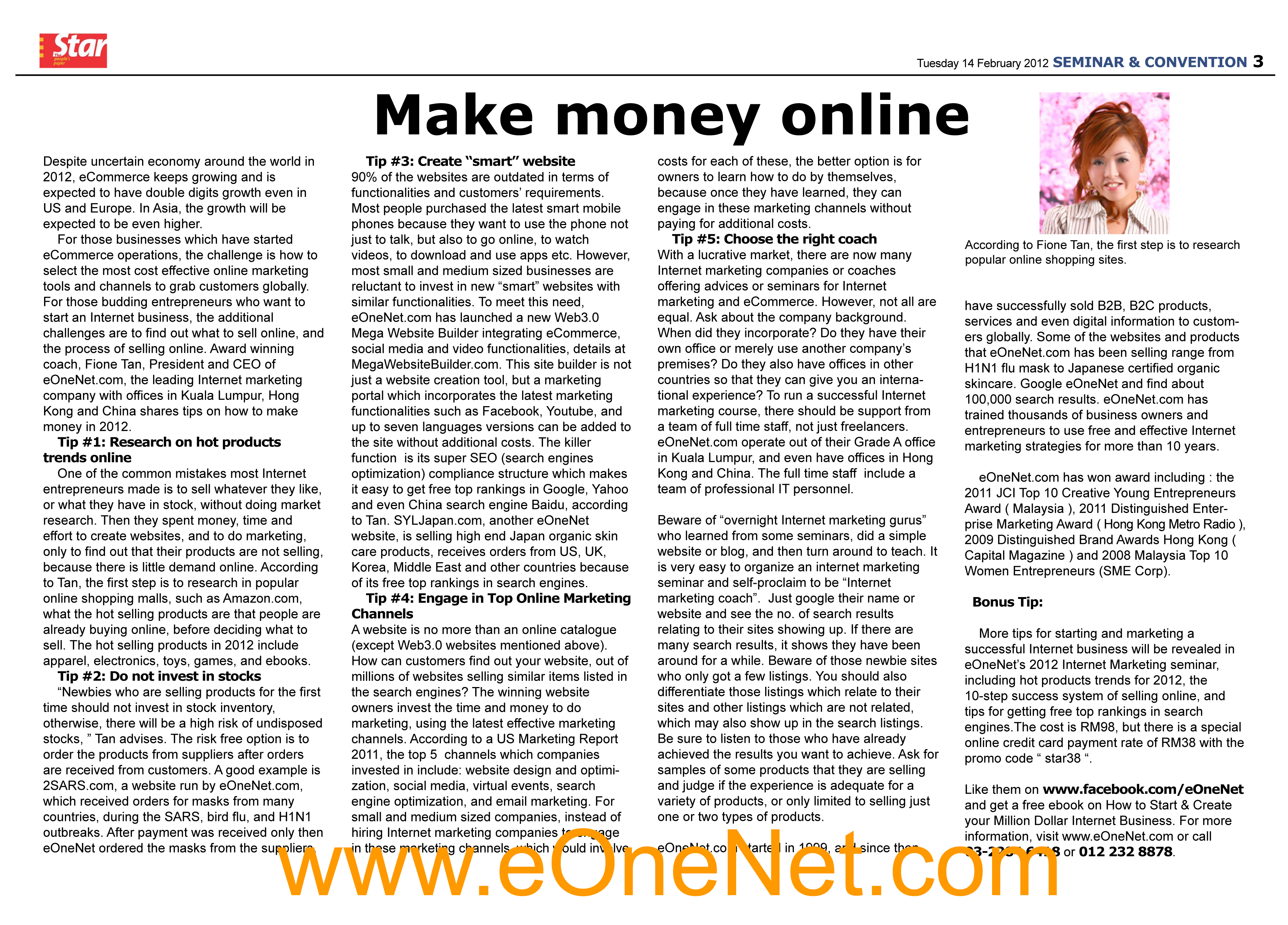 Make Money Online – The Star Malaysia