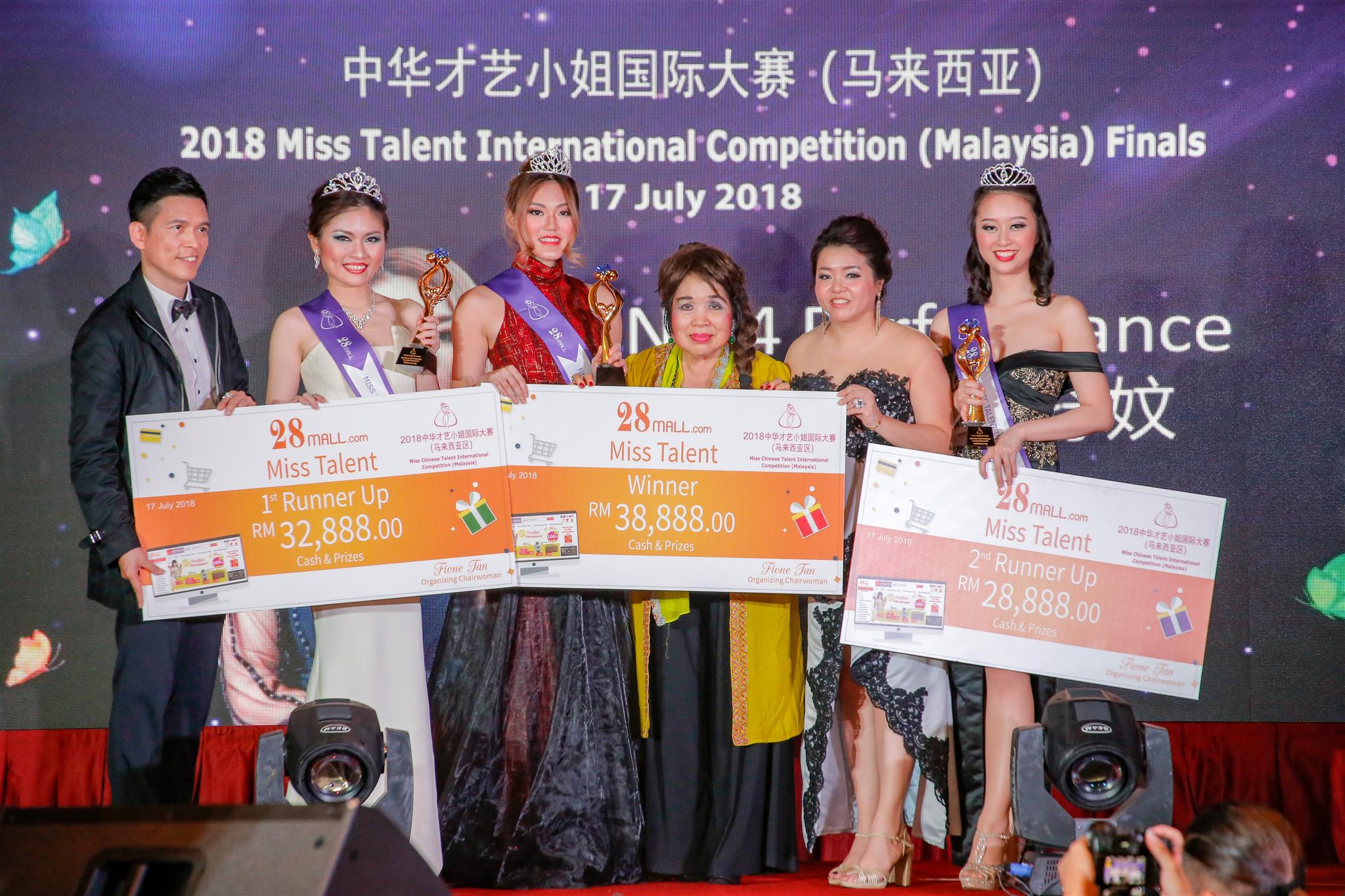 Winners of Miss Talent International Malaysia 2018