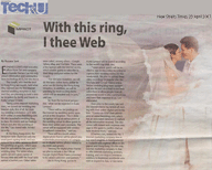internet marketing company - "With This Ring, I Thee Web"